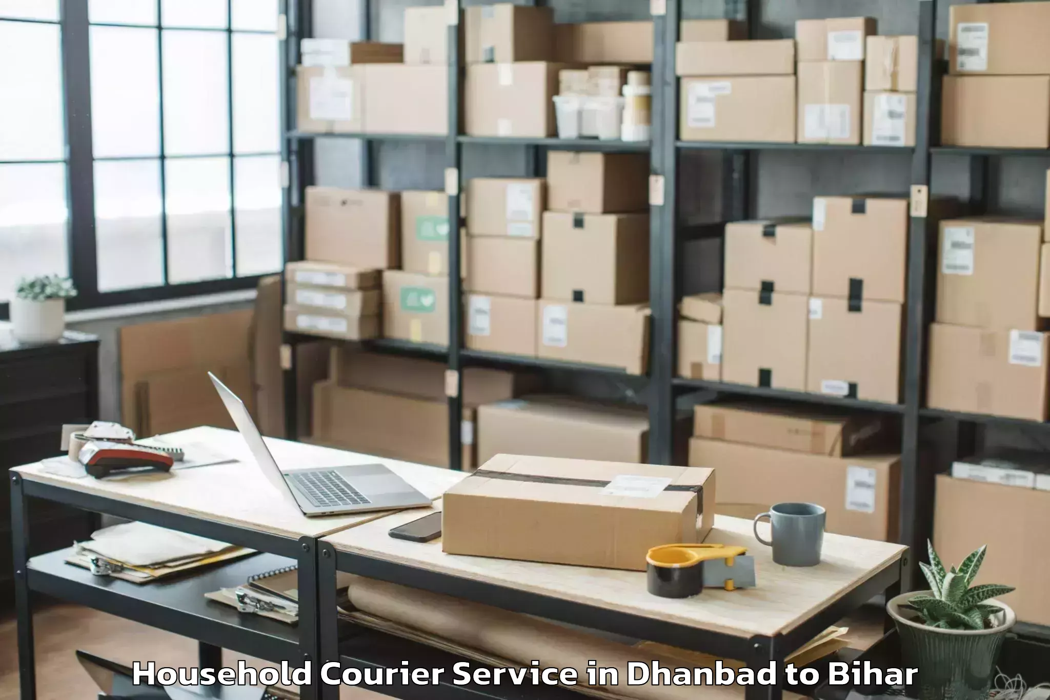 Quality Dhanbad to Hajipur Vaishali Household Courier